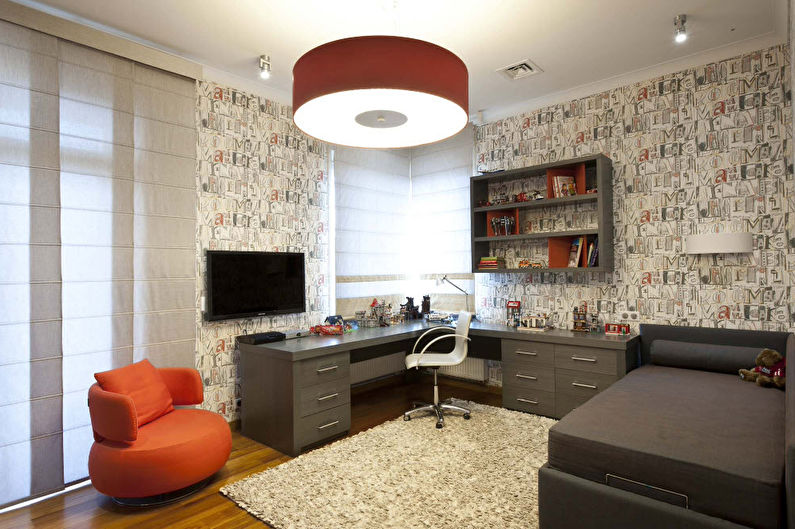 Wallpaper for kids room - photo