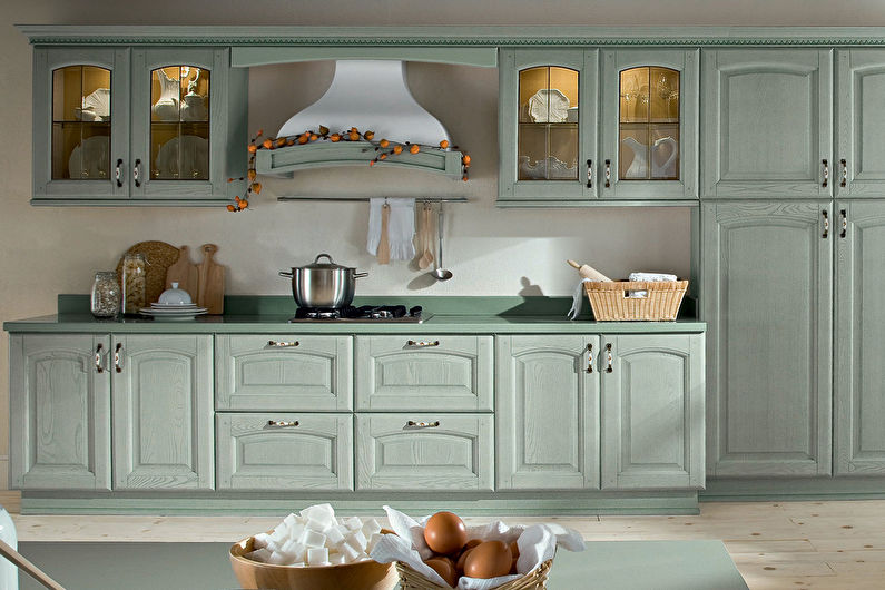 Kitchen design in provence style