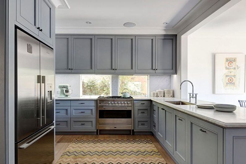 Gray Kitchen - Interior Design