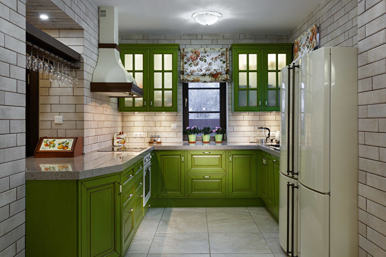 Green Kitchen - Interior Design