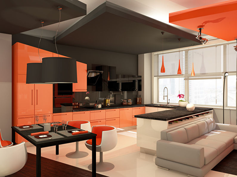 Project kitchen-living room 