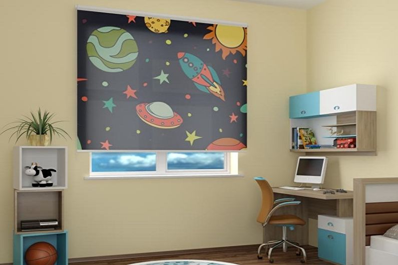 Persianes per a habitació infantil - foto
