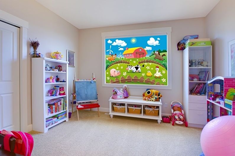 Persianes per a habitació infantil - foto