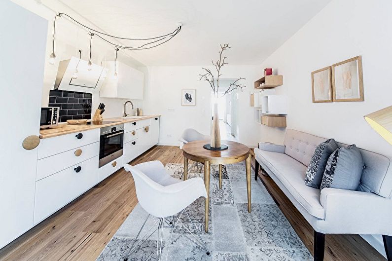 Küche 15 qm im skandinavischen Stil - Interior Design