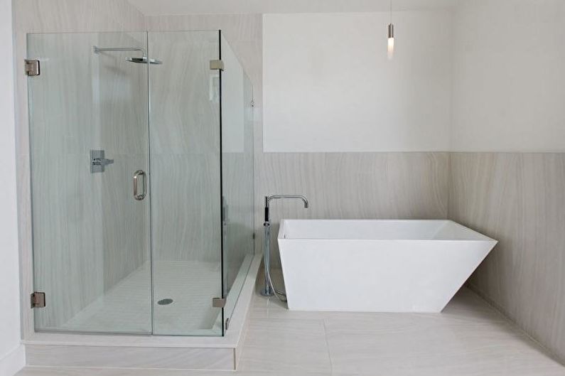 Bathroom with shower - Choosing a shower