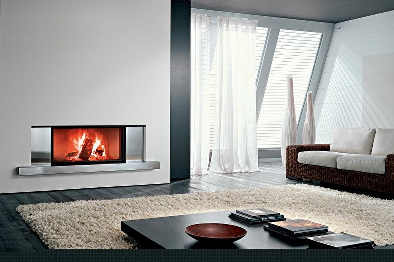 High-tech fireplace