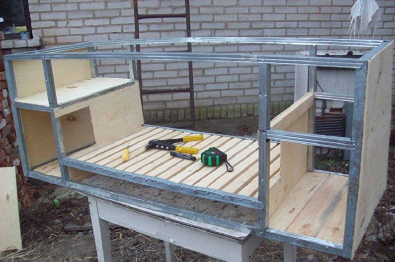 DIY rabbit cages - Construction