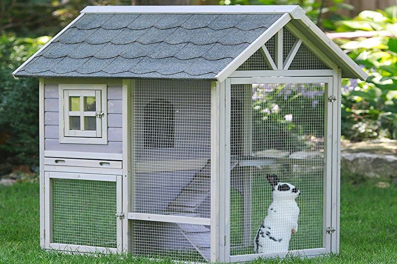 DIY rabbit cages - photo