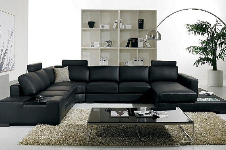 Design de salon de haute technologie - Meubles