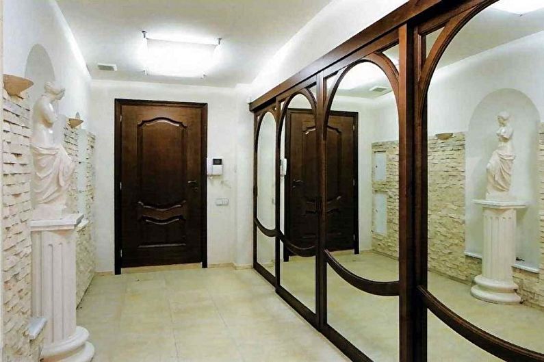 The design of the corridor in the apartment - General design rules