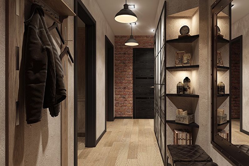 Loft Style Corridor - Interior Design