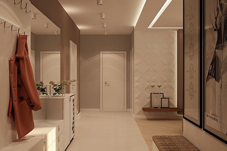 Corridor in the apartment - interior design photo