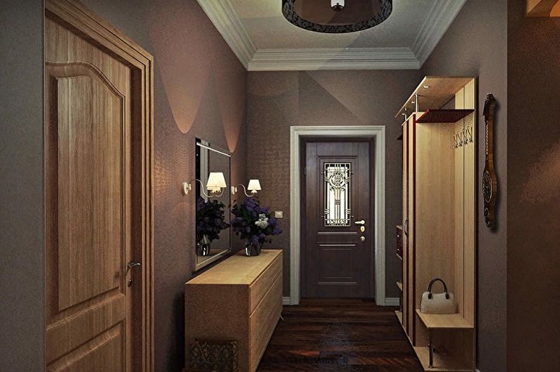 Corridor in the apartment - interior design photo