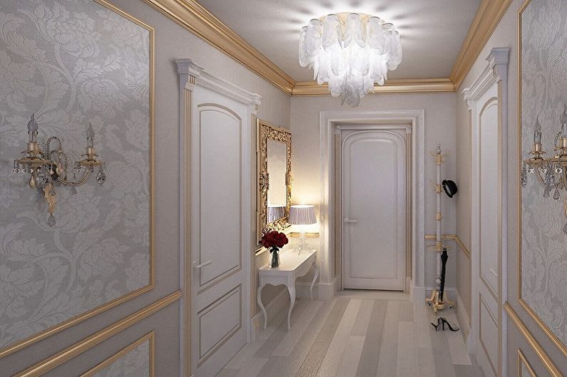 Corridor in the apartment - interior design photo