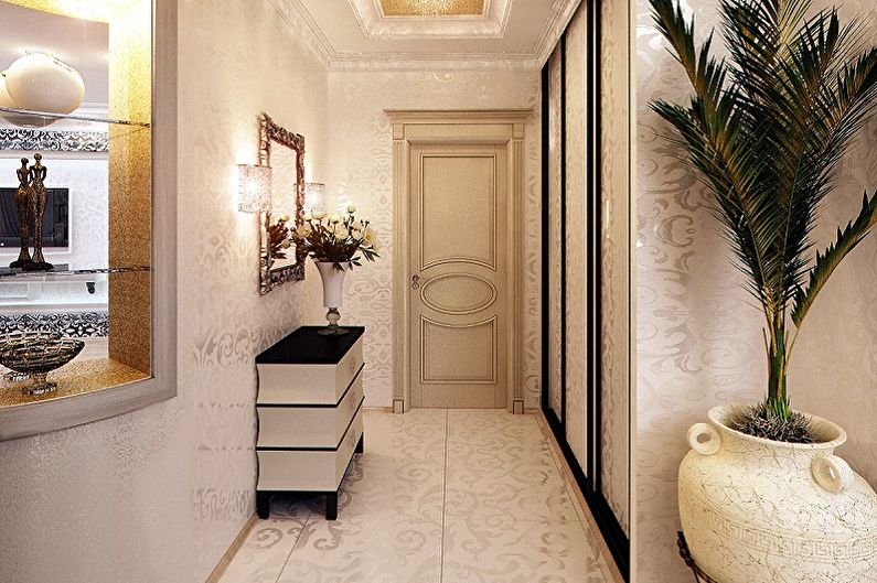 Corridor in the apartment - interior design photo