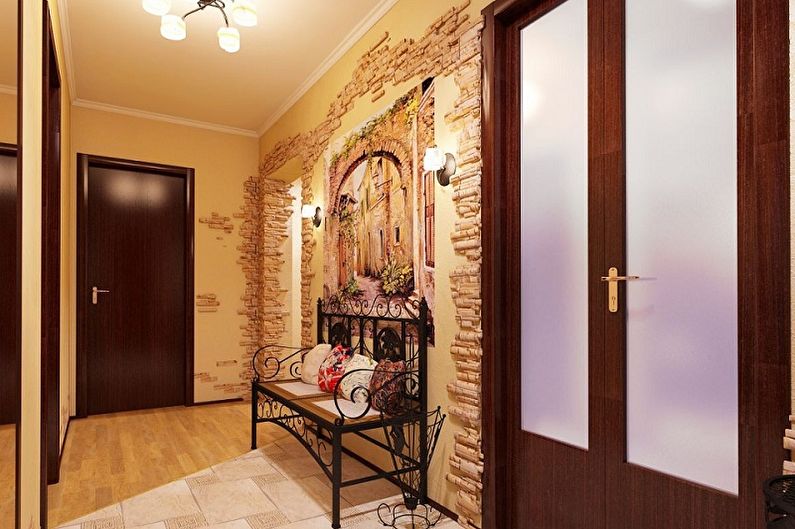 Corridor in the apartment - interior design photo