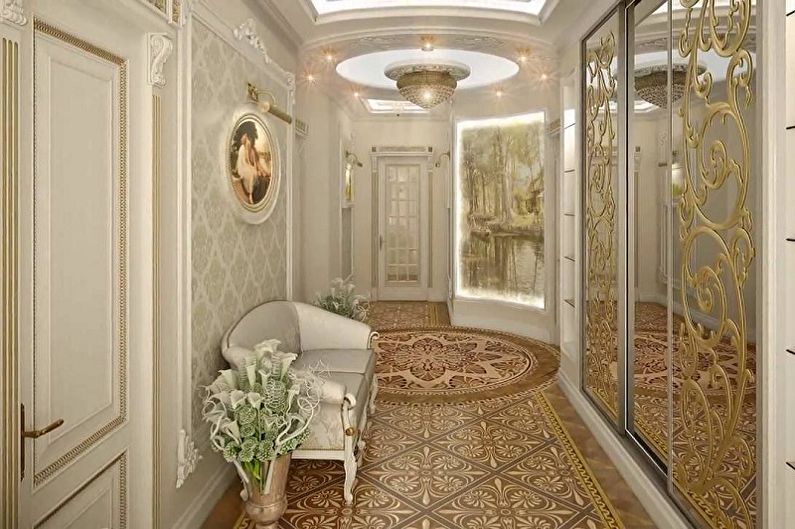 Corridor in the apartment - interior design photo
