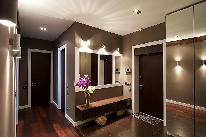 Corridor in the apartment - interior design photo