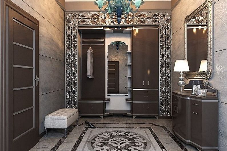 Corridor in the apartment - interior design photo