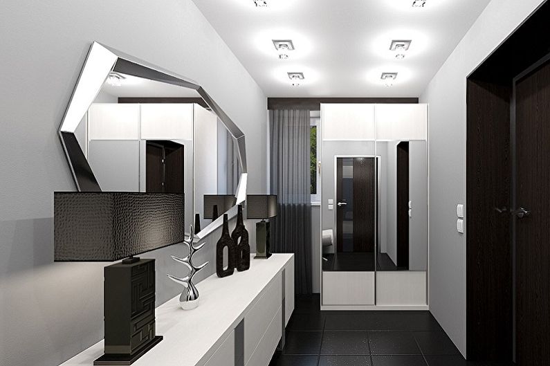 Corridor in the apartment - interior design photo