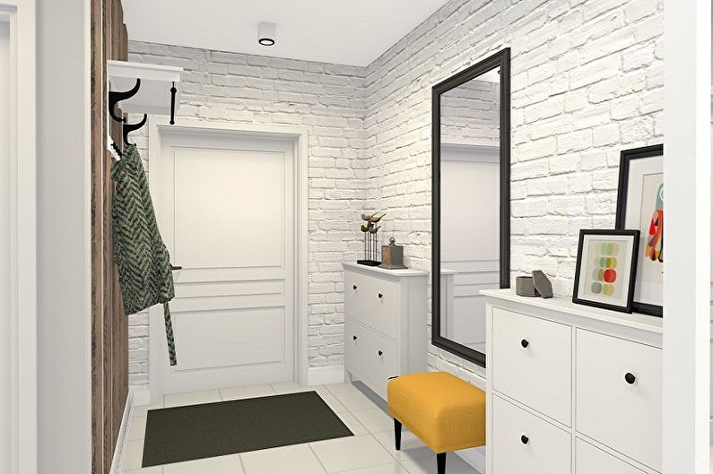 Corridor in the apartment - interior design photo