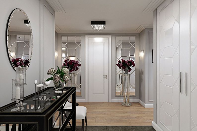 Corridor in the apartment - interior design photo
