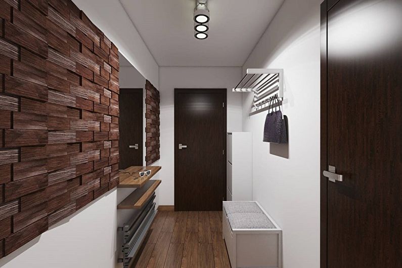 Corridor in the apartment - interior design photo
