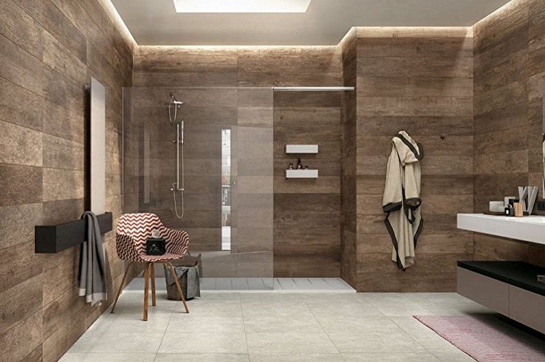 Types of floor tiles for the bathroom - Clinker tiles