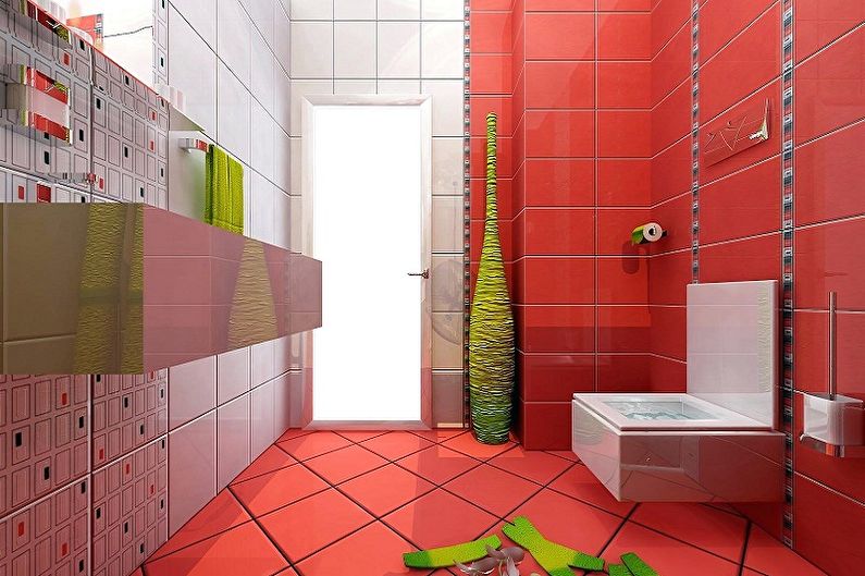 Tiles for the bathroom - photo