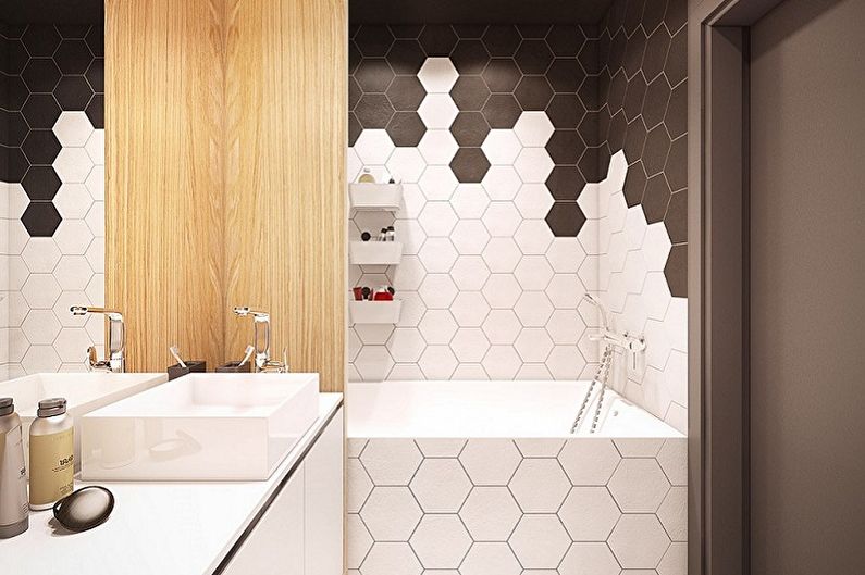 Tiles for the bathroom - photo