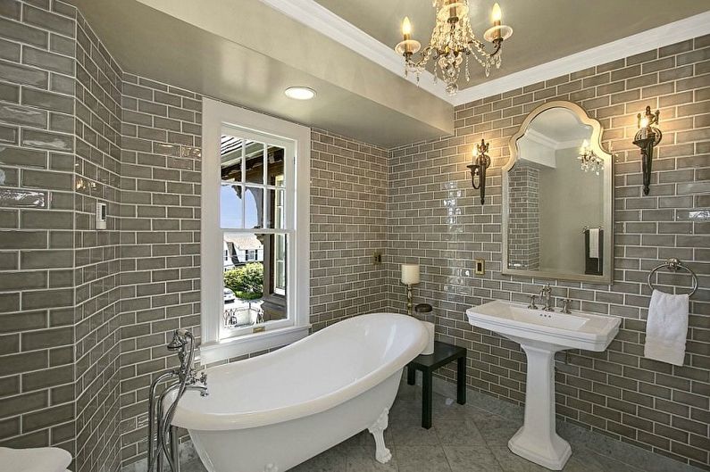 Tiles for the bathroom - photo