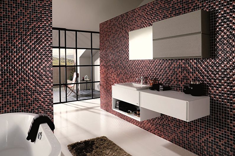 Tiles for the bathroom - photo