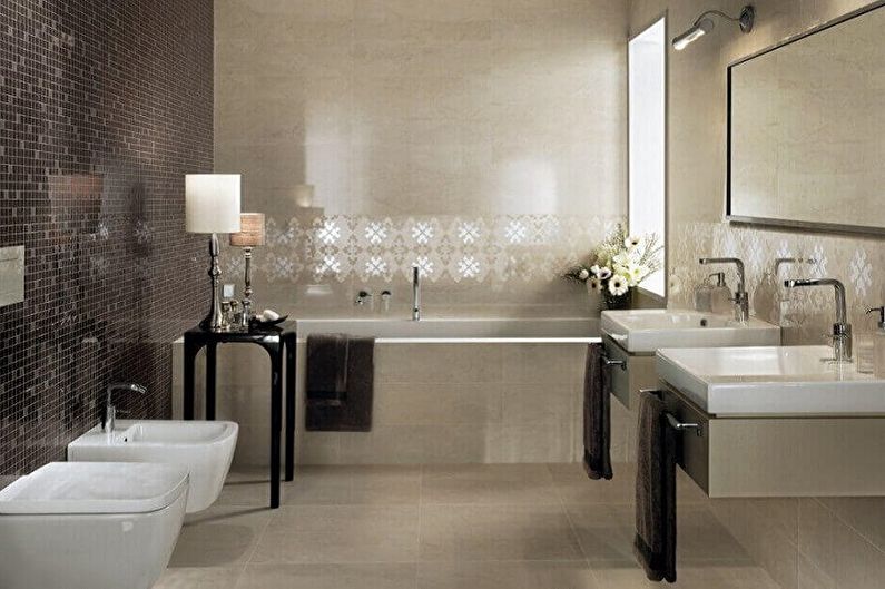 Tiles for the bathroom - photo