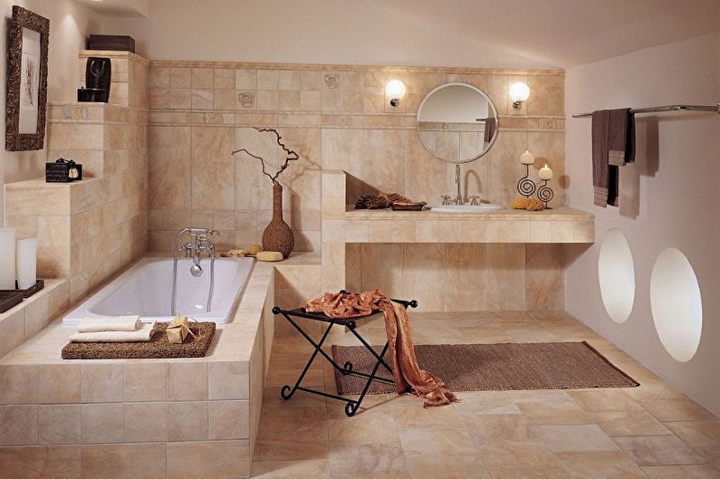 Tiles for the bathroom - photo