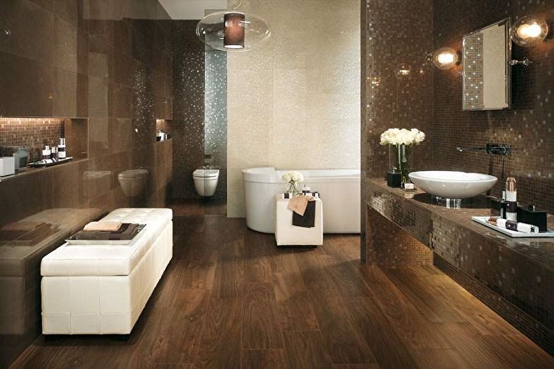 Tiles for the bathroom - photo