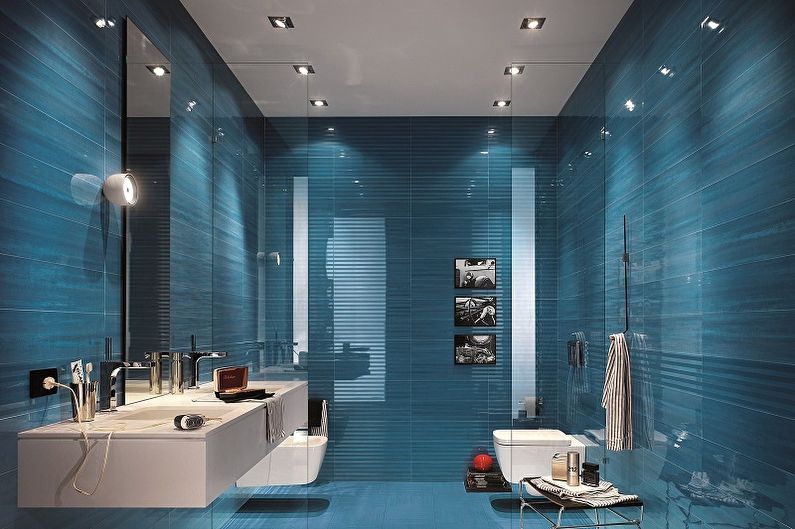 Tiles for the bathroom - photo