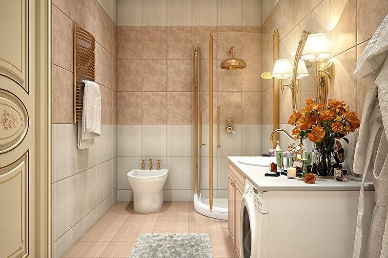 Tiles for the bathroom - photo