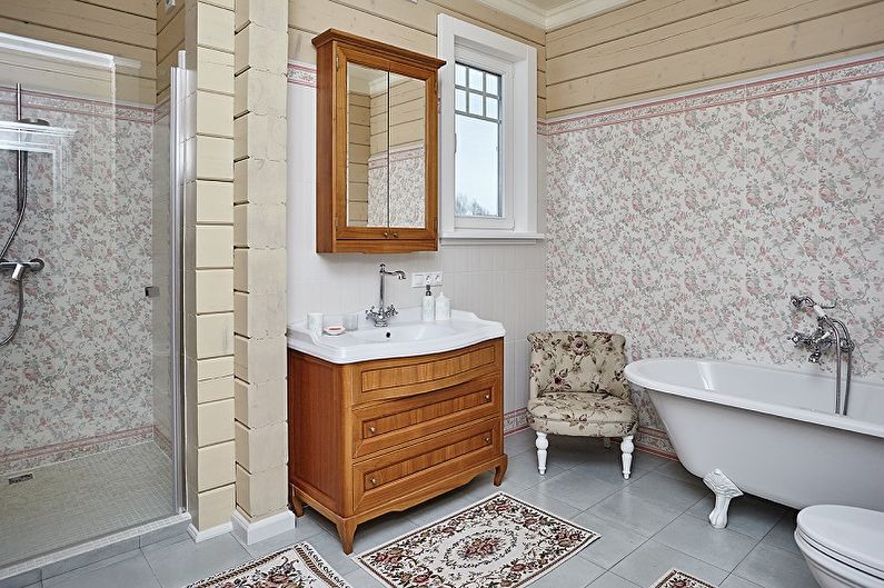 Tiles for the bathroom - photo