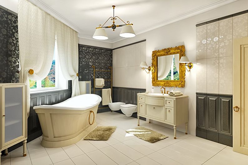 Tiles for the bathroom - photo