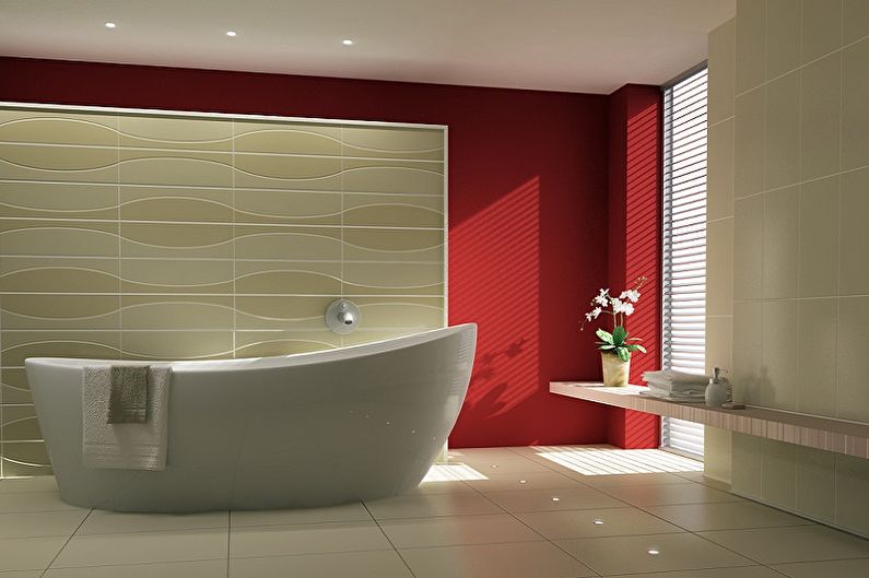 Tiles for the bathroom - photo