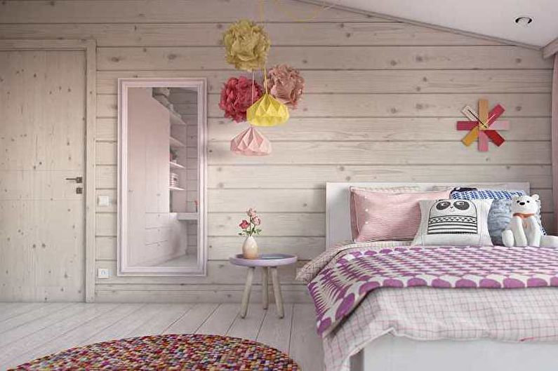 Minimalist pink nursery - Interior Design