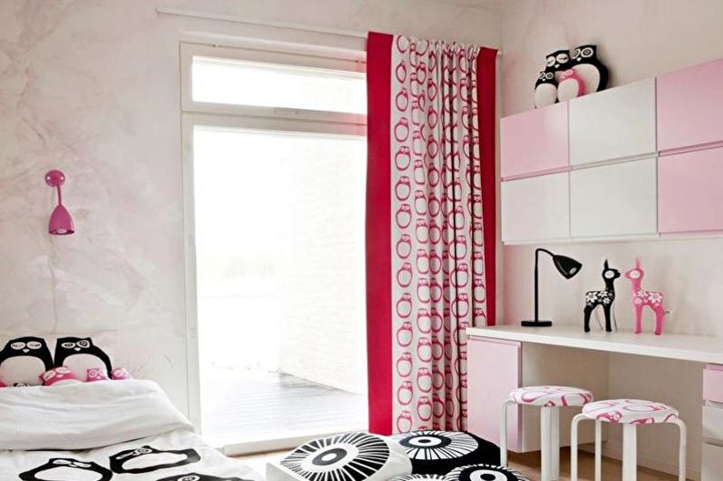 Pink Scandinavian-style nursery - Interior Design