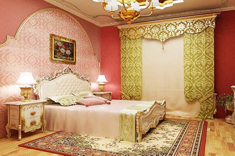 Pink nursery in oriental style - Interior Design