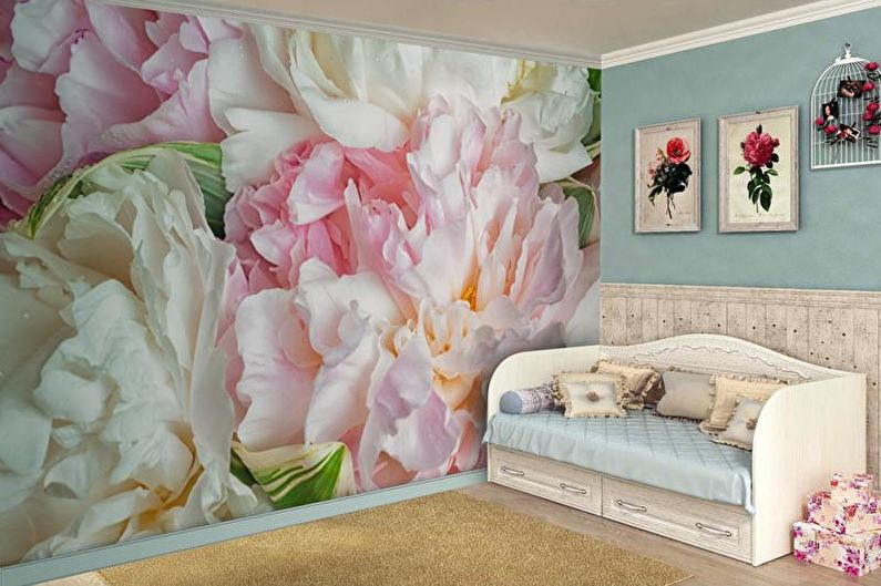 Pink Kids Room Design - Wall Decoration