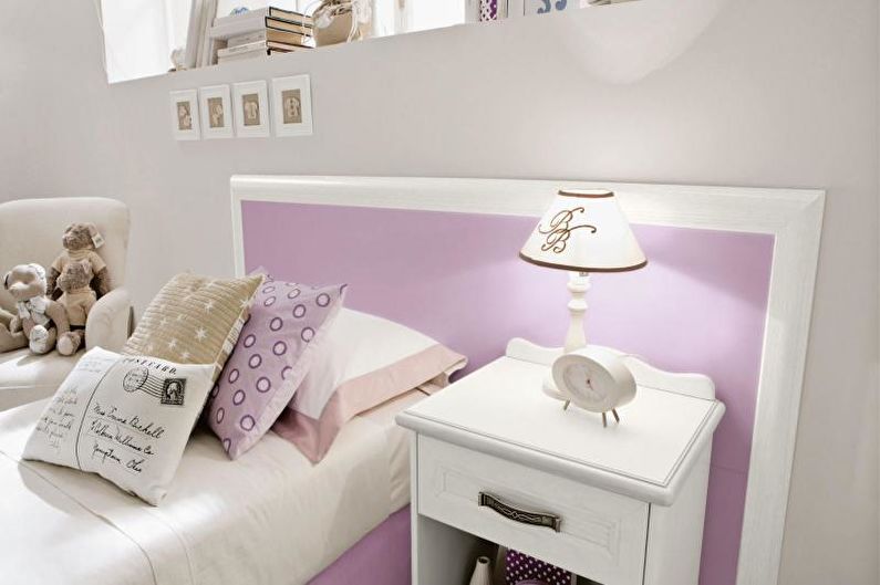 Pink kids room - interior design photo