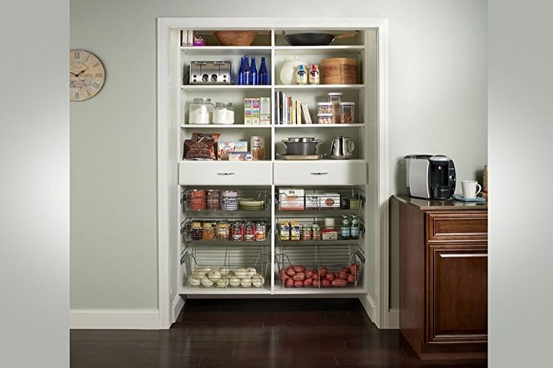 Types of storage rooms, depending on the purpose