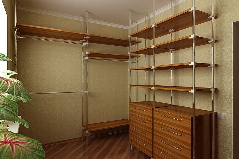 Design storage room in the apartment - Finishing
