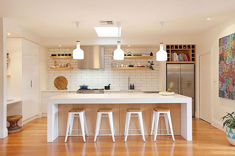 Scandinavian style beige kitchen - Interior Design