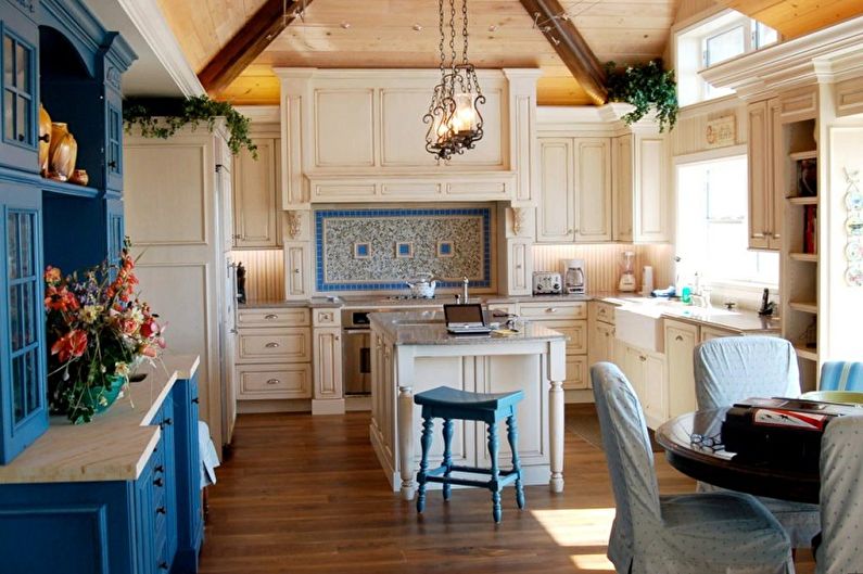 Mediterranean style beige kitchen - Interior Design