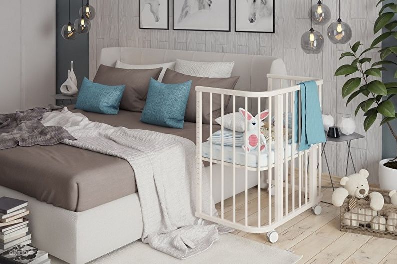 Types of Cots for Babies in Design - Extra bed